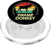 Retro Vintage Funny Swamp Donkey Moose PopSockets PopGrip para MagSafe