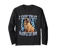 Retro Vintage Got That Dawg In Me Chinese Shar Pei Dog Lover Manga Larga