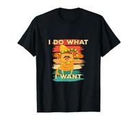 Retro Vintage Hago lo Que Quiero Cat Mexican Cinco de Mayo Camiseta gráfica económica