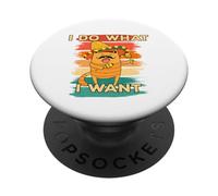 Retro Vintage Hago lo Que Quiero Cat Mexican Cinco de Mayo PopSockets PopGrip Adhesivo