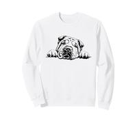 Retro Vintage Happy Face Peeking Chinese Shar Pei Dog Lover Sudadera