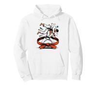 Retro Vintage Judo Badge Japanese Rising Sun Graphic Sudadera con Capucha