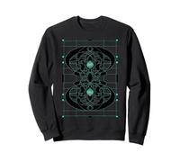 Retro Vintage Jugendstil Art Deco Design Elegante gráfico Sudadera