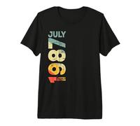 Retro Vintage Julio 1987 Año 1987 Vintage 1987 Desde 1987 Camiseta Premium
