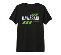 Retro Vintage Kawasaki Green City para Hombres o Mujeres Camiseta Premium