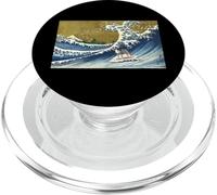 Retro Vintage Mens Womens Kids Surfing Catahoula Leopard Dog PopSockets PopGrip para MagSafe