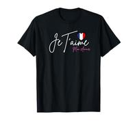 Retro Vintage París Francia Je Taime Mon Amour Torre Eiffel Camiseta