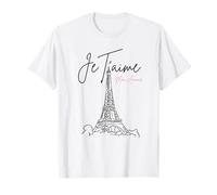 Retro Vintage París Francia Je Taime Mon Amour Torre Eiffel Camiseta
