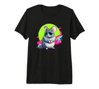 Retro Vintage Pet Chinchilla Lover Camiseta Premium