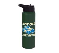 Retro Vintage Pickup Truck Classic Truck Pickup Camión Amantes Stainless Steel Insulated Water Bottle
