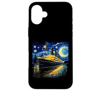 Retro Vintage Starry Night Inspirado Hombres Mujeres Niños Titanic Carcasa para iPhone 16 Plus