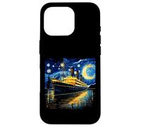 Retro Vintage Starry Night Inspirado Hombres Mujeres Niños Titanic Carcasa para iPhone 16 Pro