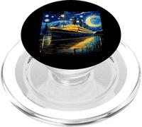 Retro Vintage Starry Night Inspirado Hombres Mujeres Niños Titanic PopSockets PopGrip para MagSafe