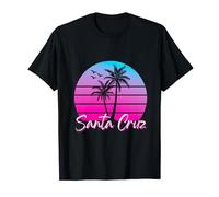 Retro Vintage Surf & Skateboard Diseño Gráfico Santa Cruz Camiseta