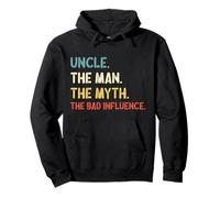 Retro Vintage Uncle The Man The Myth The Bad Influence Sudadera con Capucha