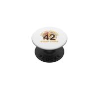 Retro Vintage Vida El Universo Y Todo No Entre En Pánico PopSockets PopGrip Adhesivo