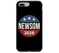 Retro Vintage Vote Button Gavin Newsom 2028 President Carcasa para iPhone 7 Plus/8 Plus