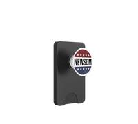 Retro Vintage Vote Button Gavin Newsom 2028 President PopSockets PopWallet para MagSafe