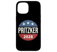 Retro Vintage Vote Button JB Pritzker 2028 President Carcasa para iPhone 15
