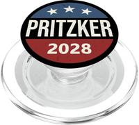 Retro Vintage Vote Button JB Pritzker 2028 President PopSockets PopGrip para MagSafe
