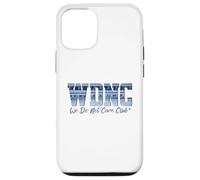 Retro WDNC Club | We Do Not Care, Denim Jeans Style Graphic Carcasa para iPhone 12/12 Pro