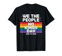 Retro We The People No Kings Day Junio 14 Orgullo LGBT Camiseta