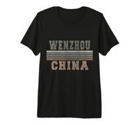 Retro Wenzhou China Camiseta Premium