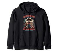 Retro Wild West - Cabalgata en la eternidad Día de los Muertos Skull Sudadera con Capucha