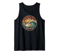 Retro Windansea Beach La Jolla CA Surfer Wave Legend Camiseta sin Mangas