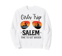 Retro Witch Salem 1692, Girls Trip Salem Time To Get Wicked Sudadera