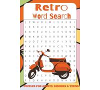 Retro Word Search Puzzle Book: Word Searches with Easy to read Print about Retro, music, fashion and more |6x9 inches ,110 pages |50+ Puzzles... Gift for vacations, holidays and Free Times