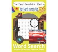 Retro Word Search Puzzle Book: Word Searches with Easy to Read Print about Retro Themes, Nostalgia, Vintage Pop Culture, and More 6x9 inches 110 pages ... Perfect gift for vacation or spending time