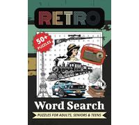 Retro Word Search Puzzle Book: Word Searches with Easy to Read Print about Retro, Vintage, 50s, 60s, 70s & 80s | 6x9 inches, 110 pages, 50+ Puzzles | ... gift for Adults and Seniors to Relax and Fun