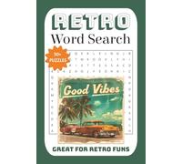 Retro Word Search Puzzle Book: Word Searches with Easy to Read Print about Retro, Vintage, Nostalgia and More | 6x9 inches, 110 pages | 50+ Puzzles ... Gift for Vacations, Holidays and Free Times