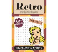 Retro Word Search Puzzle Book: Word Searches with Easy to Read Print about Vintage Vibes, Classic Nostalgia, Throwback Fun and More|6x9 inches, 110 ... for Vacation, Holidays and Free Times.