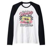 Retro Worship Cassette Salmo 150:6 Christian Praise Music Camiseta Manga Raglan
