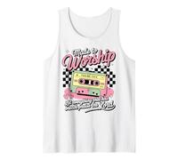 Retro Worship Cassette Salmo 150:6 Christian Praise Music Camiseta sin Mangas