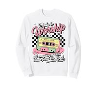 Retro Worship Cassette Salmo 150:6 Christian Praise Music Sudadera