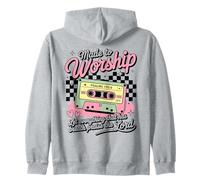 Retro Worship Cassette Salmo 150:6 Christian Praise Music Sudadera con Capucha
