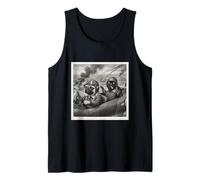 Retro WW2 Piloto WWII Funny Pug Guerra Mundial Meme Memorabilia Camiseta sin Mangas