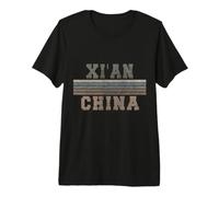 Retro Xi'an China Camiseta Premium