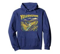 Retro Yellowstone National Park Vintage Style Classic Sudadera con Capucha