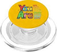 Retro You Are Kind Smart Brave Teacher - Lindo regreso a la escuela PopSockets PopGrip para MagSafe