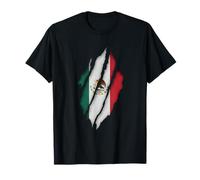 Retro10 - Camiseta para fanáticos de la Bandera de México Viva México Camiseta