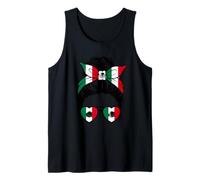 Retro10 - Camiseta para fanáticos de la Bandera de México Viva México Camiseta sin Mangas