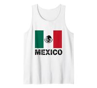 Retro10 - Camiseta para fanáticos de la Bandera de México Viva México Camiseta sin Mangas