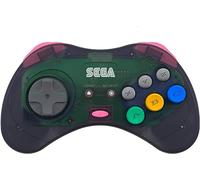 Retrobit - Sega Saturn Manette 8 boutons sans fil 2.4Ghz - Dongle USB/Port d'Origine inclus - Edition Gris [Importación francesa]