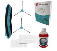 Retrobox® Recambios compatibles con Cecotec Conga 7490 Inmortal / 8290 Inmortal. Reemplazo de Cepillo Lateral, Filtro HEPA y Cepillo Lateral, Piezas de Repuesto