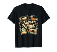 Retroceso de los 80, Nunca Olvides, Retro, clásico, Grandes Tiempos de los 80 Camiseta