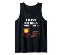 Retroceso Vintage Tech Humor No Tengo Idea de lo Que es Esto Camiseta sin Mangas